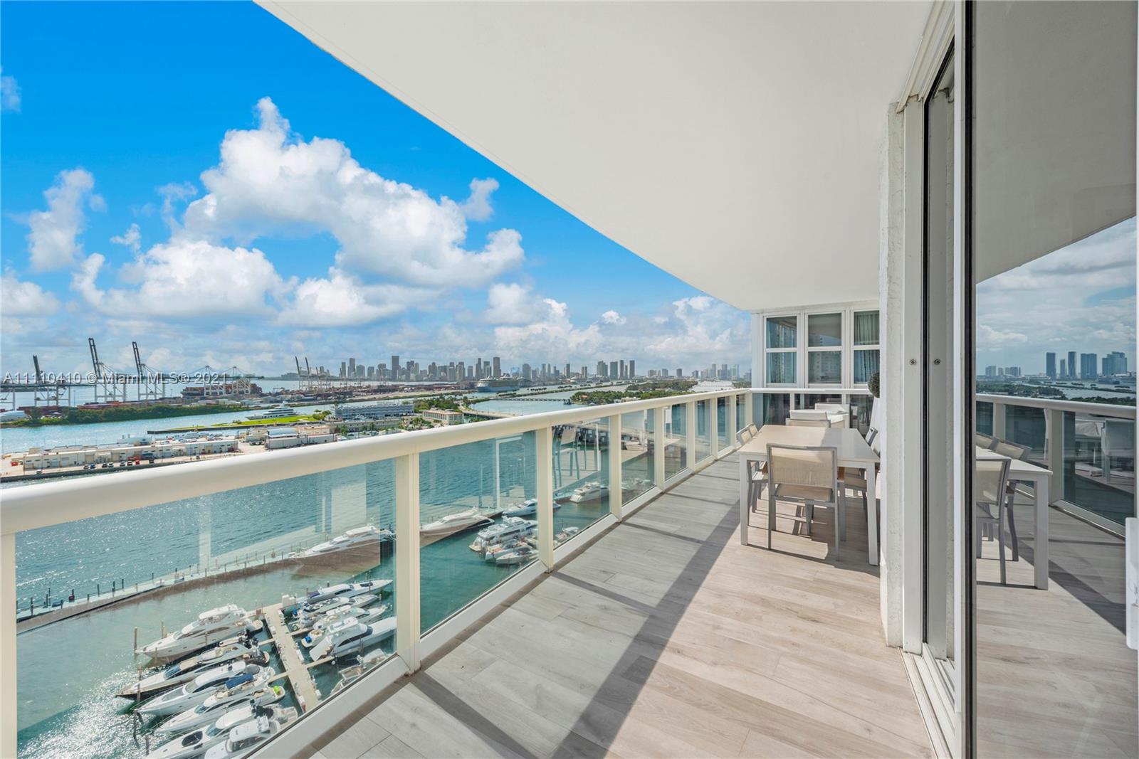 400 Alton Road, Unit 2003 Miami Beach, FL 33139 - Photo 33 of 38 a view of balcony with a potted plant