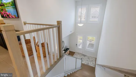a view of an entryway with a window