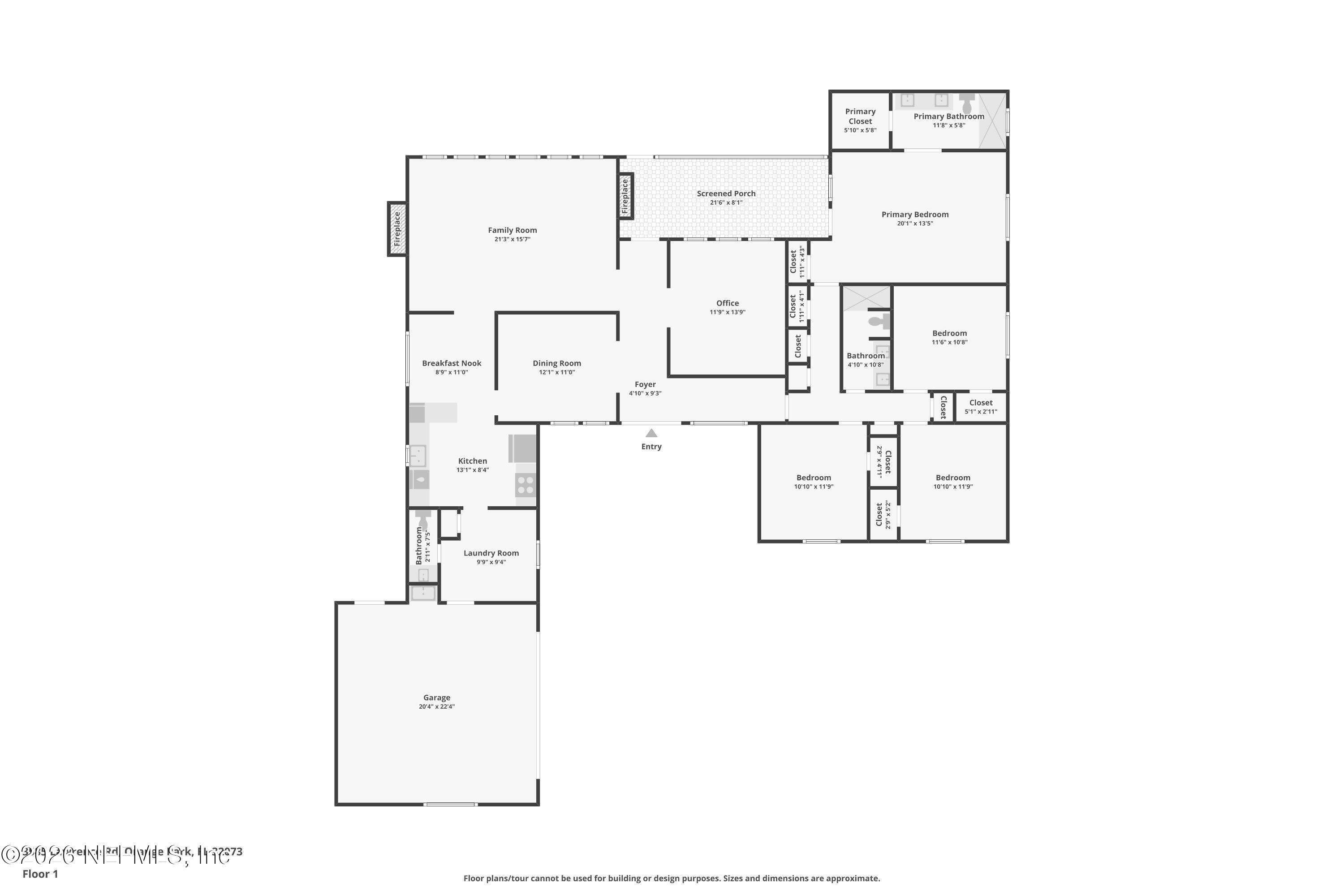 3585 Lawrence Road Orange Park, FL 32073 - Photo 73 of 73 Floor Plan