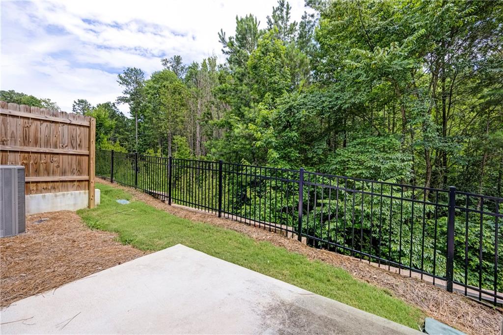 3568 Eagle Court Atlanta, GA 30331 - Photo 17 of 19 a view of a backyard with a garden