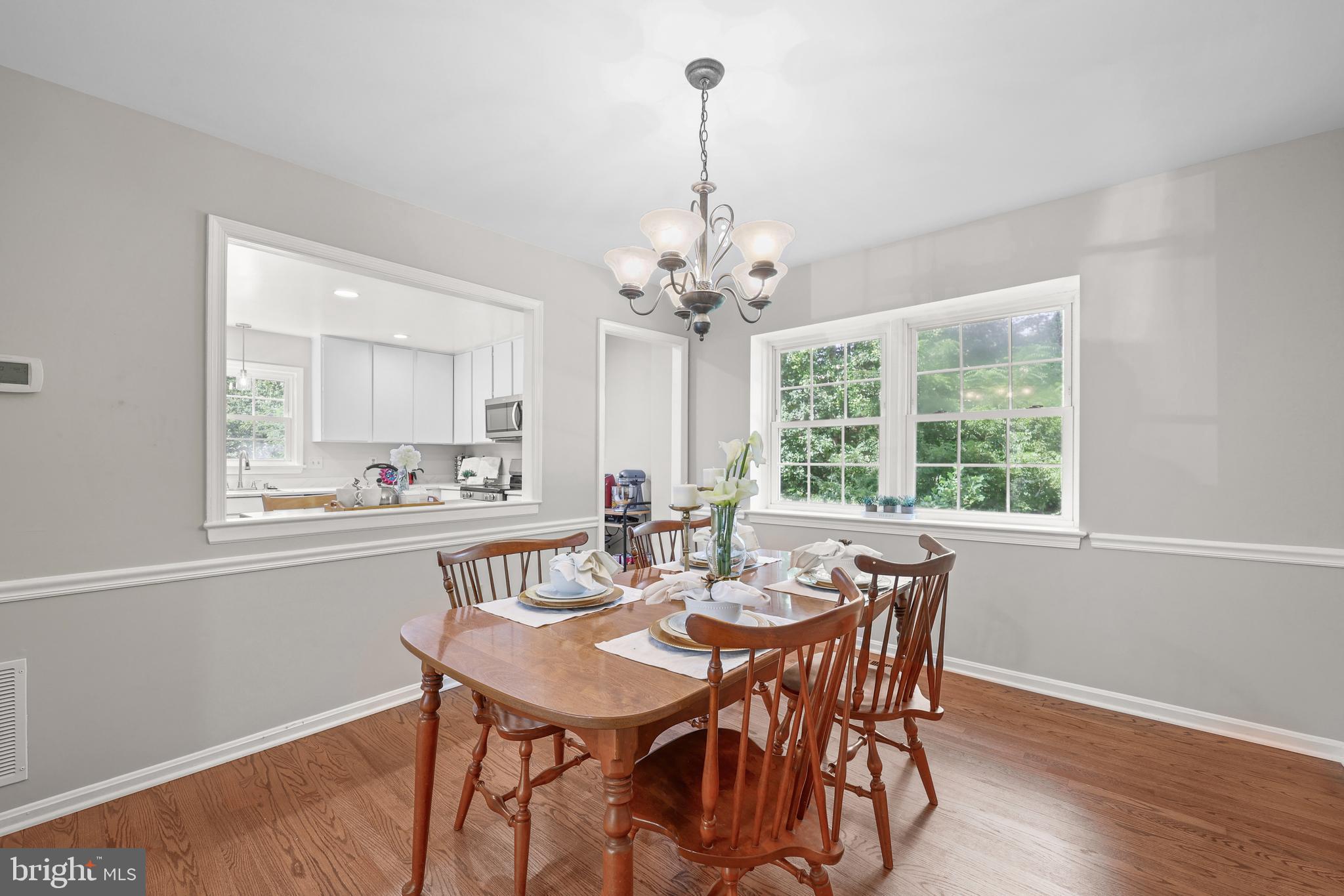 8070 Sleepy View Lane Springfield, VA 22153 - Photo 8 of 35 Main Level Private Dining Room w/Hardwood Floors