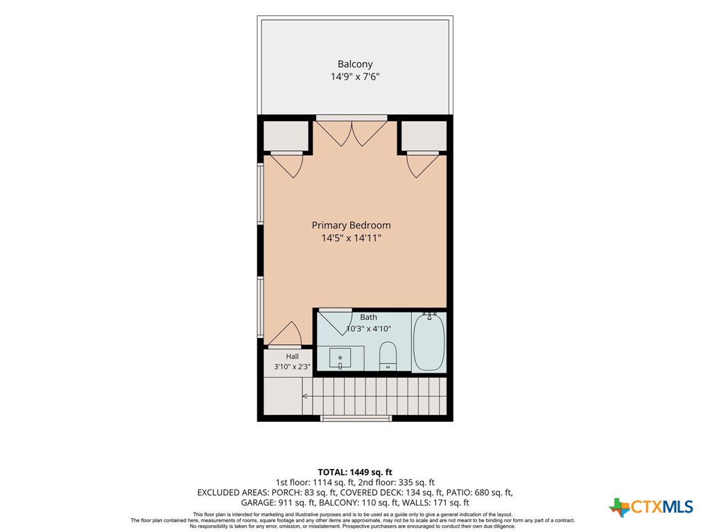730 Spoke Hollow Road Lockhart, TX 78644 - Photo 41 of 41 SECOND STORY FLOOR PLAN
