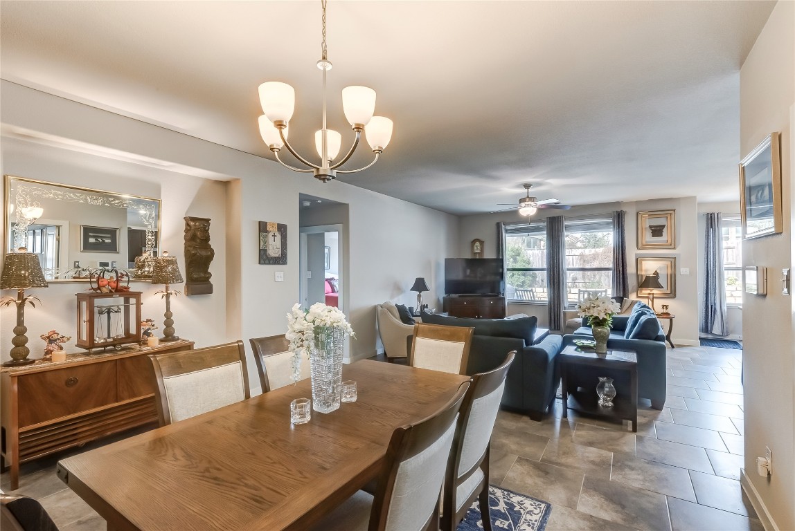 231 Windswept Way Kyle, TX 78640 - Photo 10 of 39 a view of a dining room and livingroom view kitchen