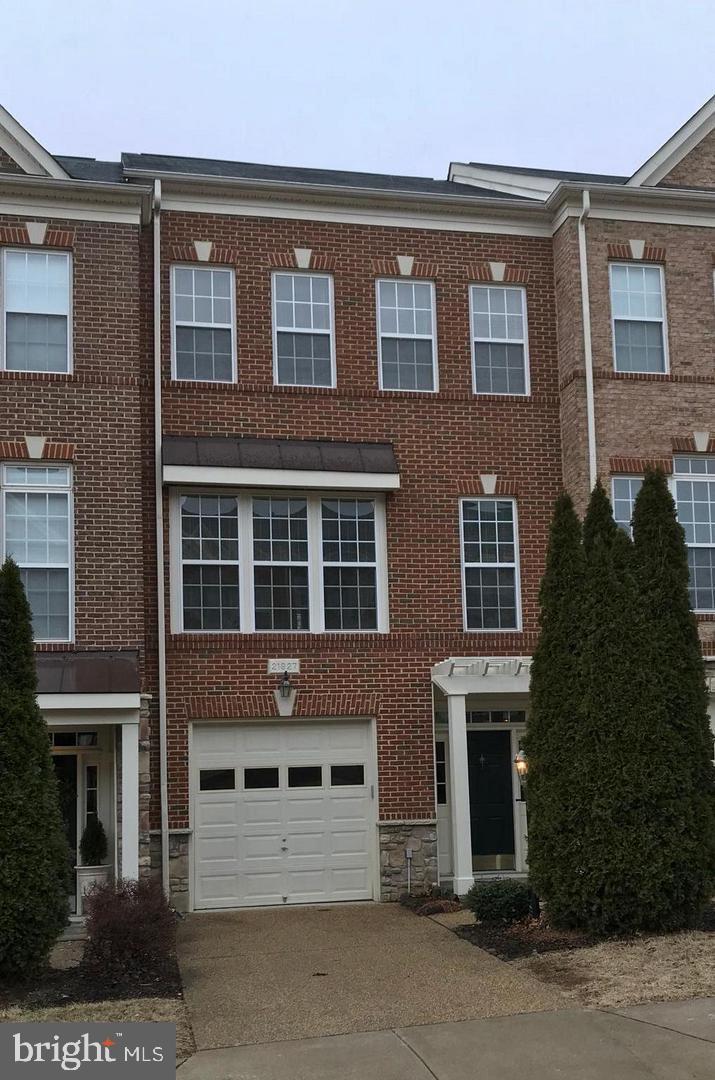 a front view of a building