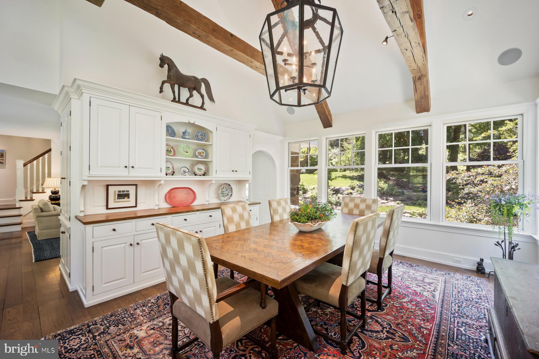 1660 Mt Pleasant Road Villanova, PA 19085 - Photo 8 of 43 a view of a dining room with furniture window and outside view