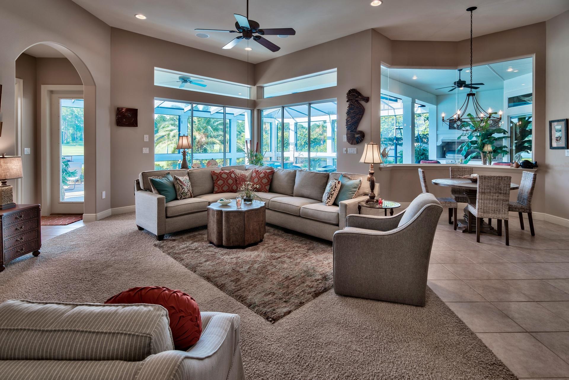 2956 Pine Valley Road Miramar Beach, FL 32550 - Photo 16 of 69 a living room with furniture potted plant and a large window