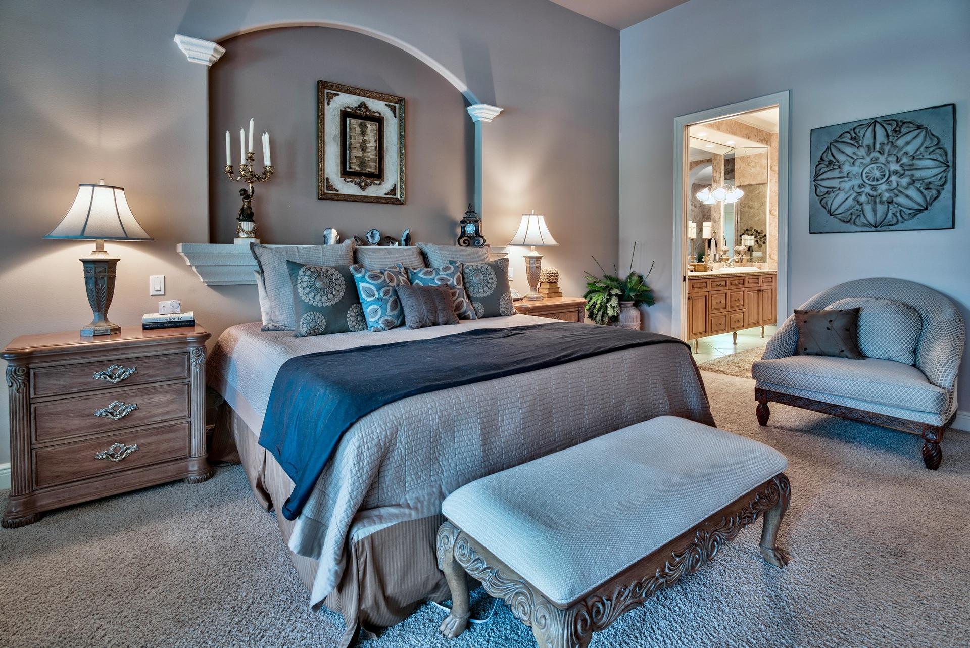 2956 Pine Valley Road Miramar Beach, FL 32550 - Photo 20 of 69 a bedroom with a bed and a couch