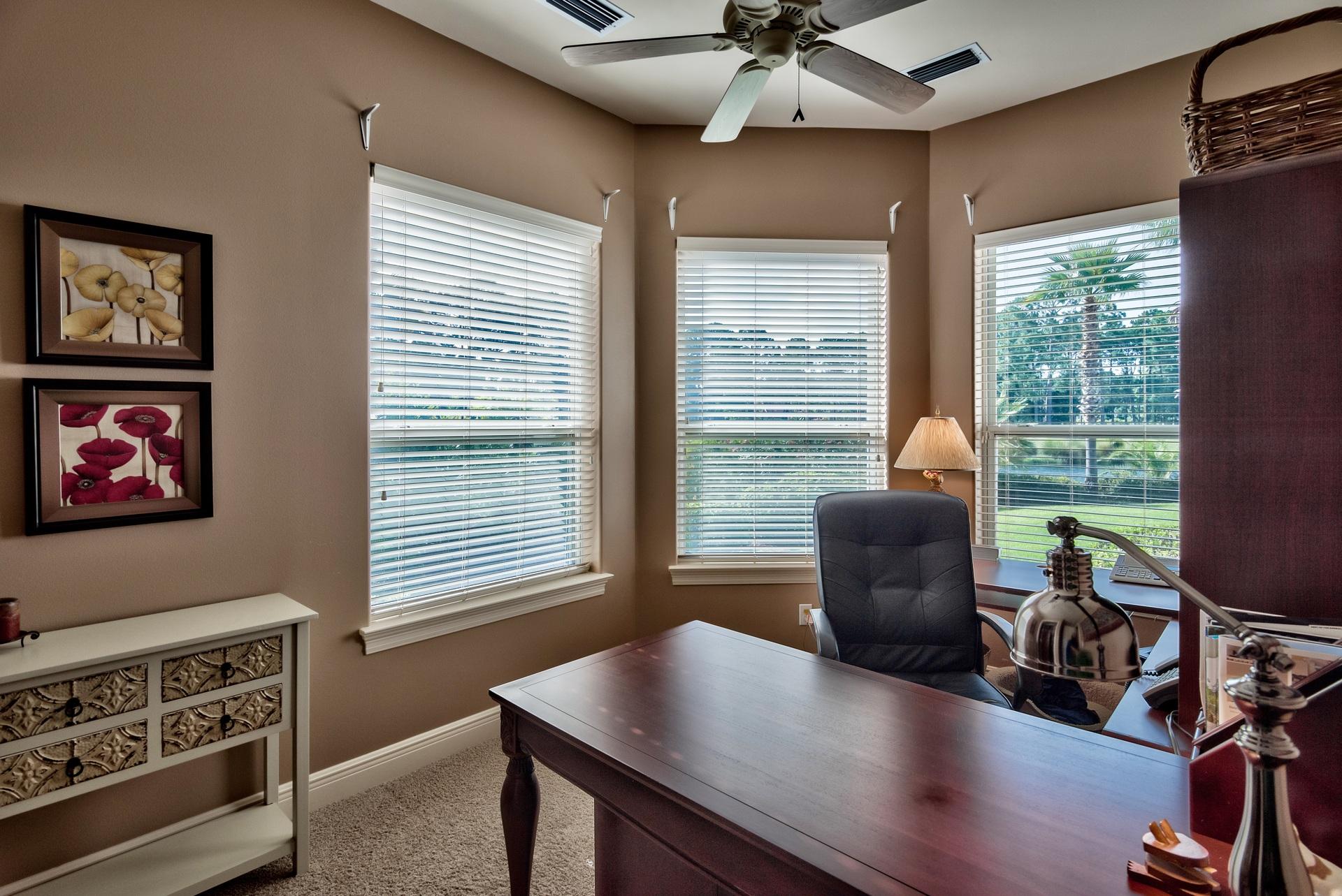 2956 Pine Valley Road Miramar Beach, FL 32550 - Photo 28 of 69 a view of a workspace with furniture and a window