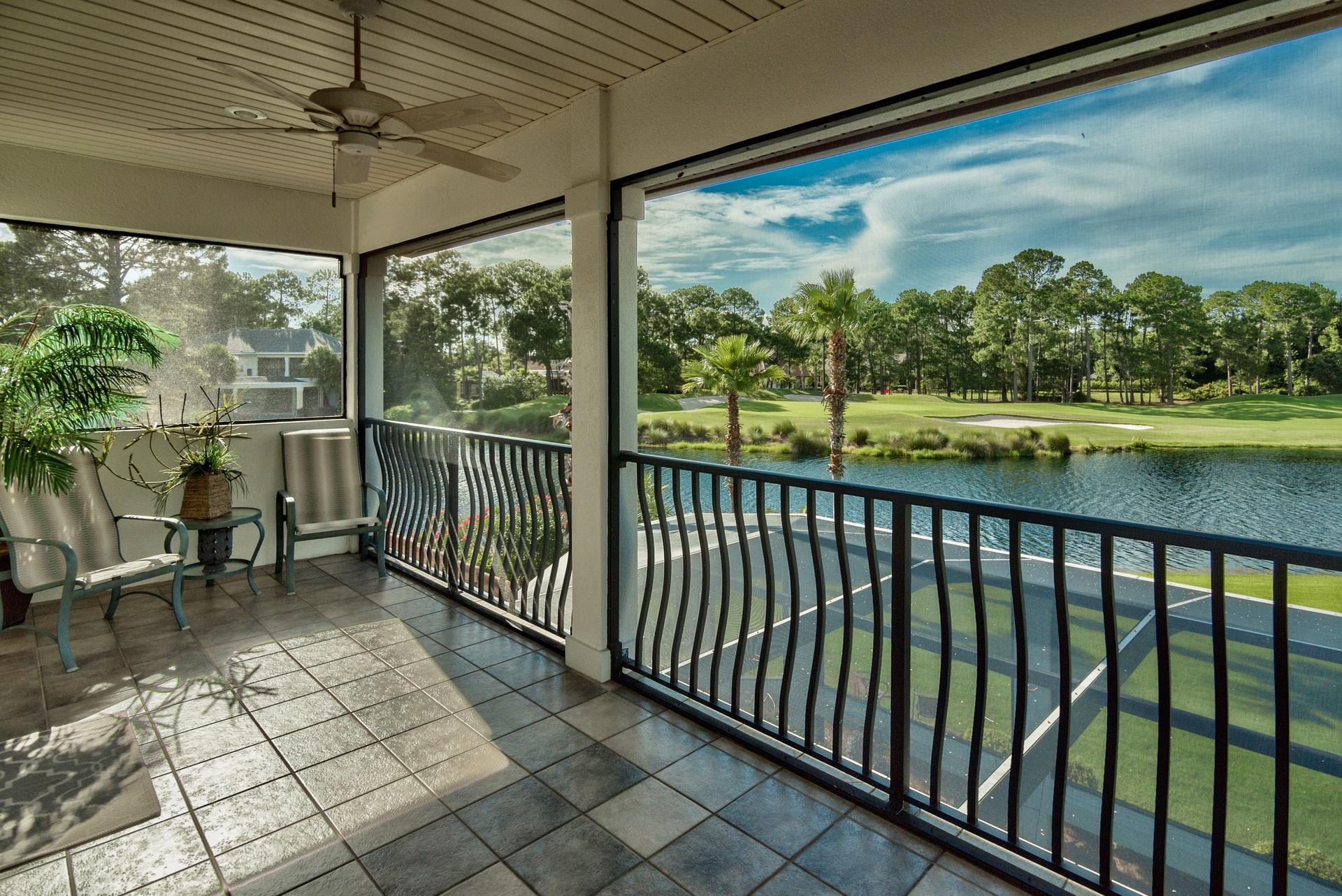 2956 Pine Valley Road Miramar Beach, FL 32550 - Photo 43 of 69 a view of a chairs and table in the balcony