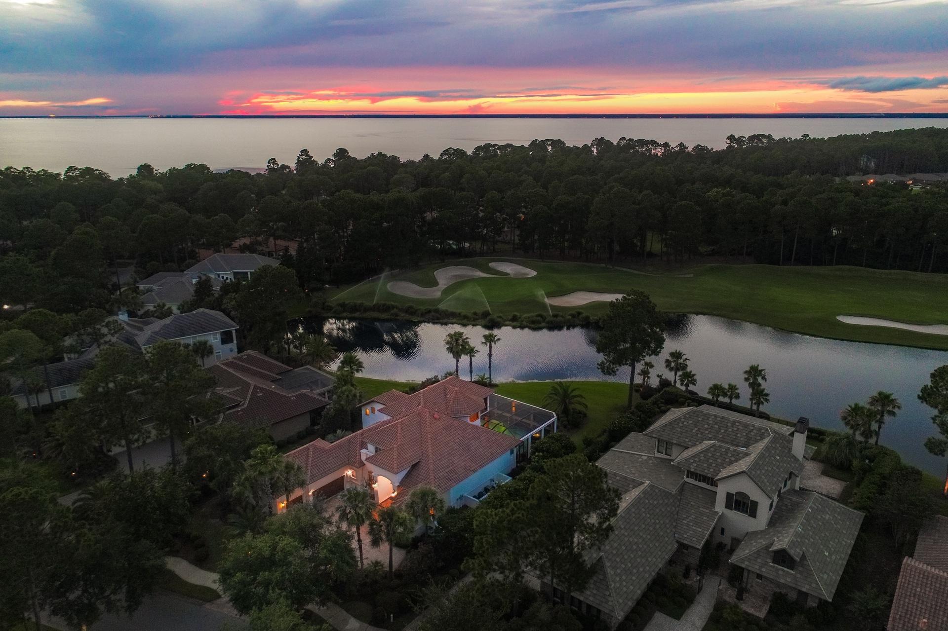 2956 Pine Valley Road Miramar Beach, FL 32550 - Photo 49 of 69 a view of a lake in middle of the town