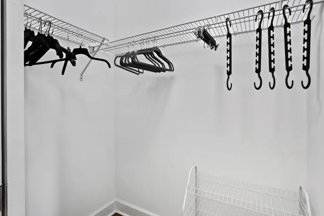 a view of walk in closet