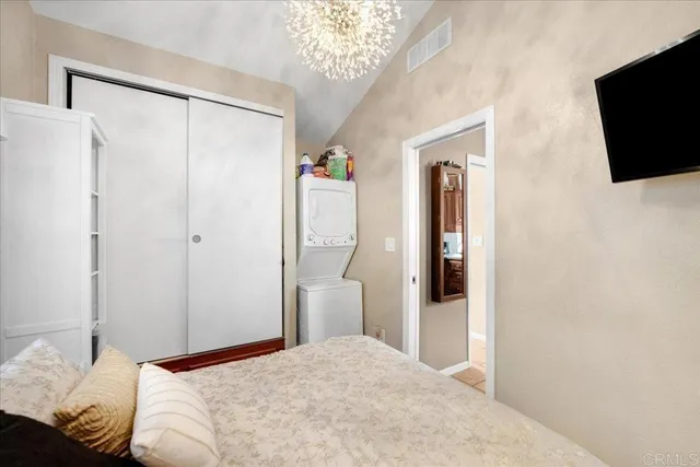 a view of an outdoor space and tennis court