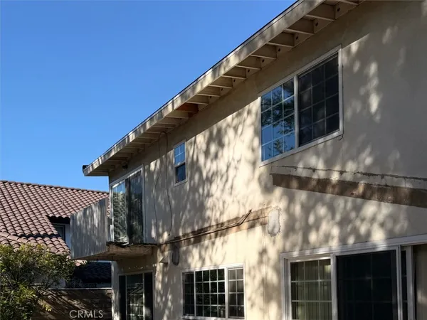 a view of a house with a balcony