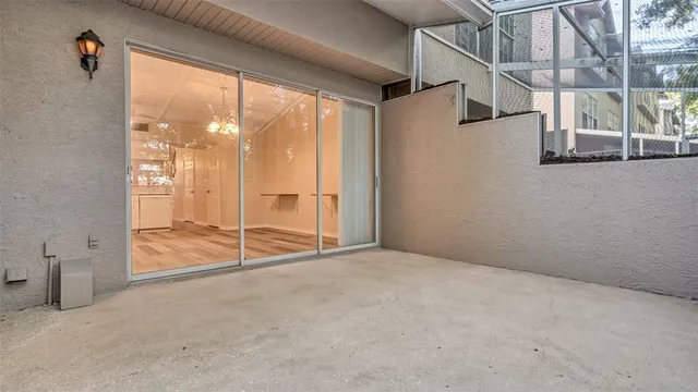 a view of outdoor space with seating