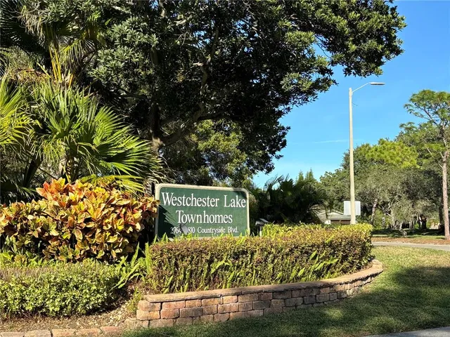 a view of a sign board