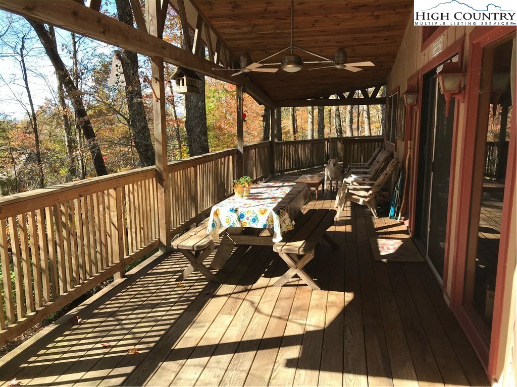 72 Robin Circle Newland, NC 28657 - Photo 18 of 24 a view of a balcony with chairs