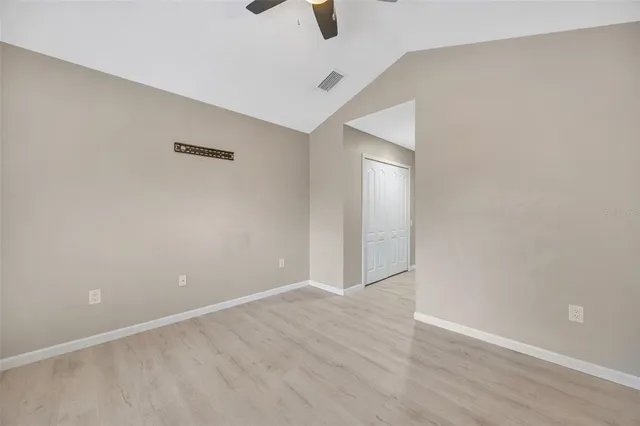wooden floor in an empty room
