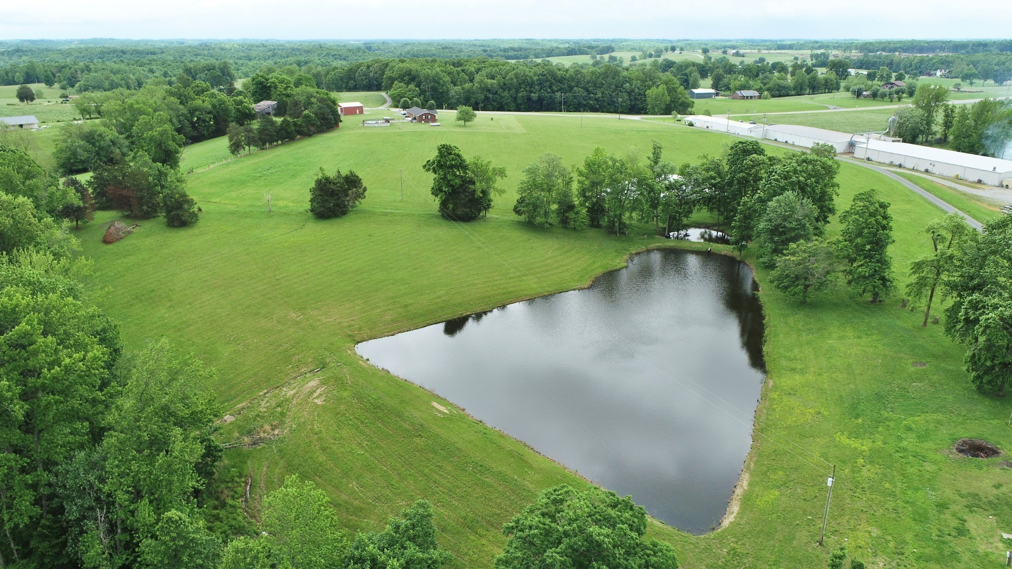 9 Willie Davis Road Red Boiling Springs, TN 37150 - Photo 4 of 8 a view of a lake with a big yard