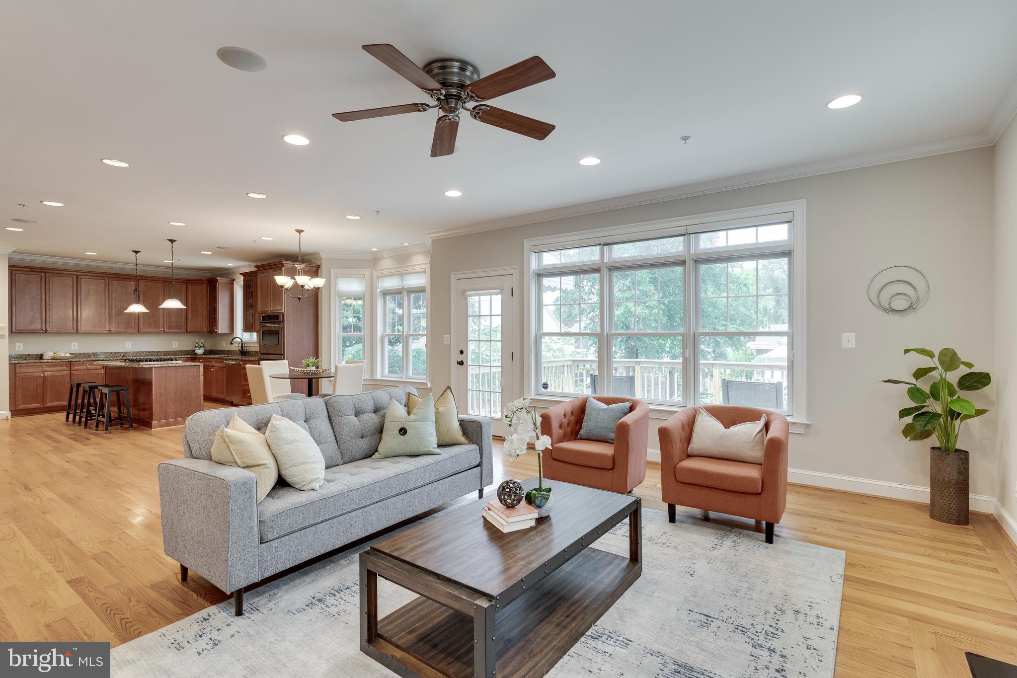 5911 Greentree Road Bethesda, MD 20817 - Photo 12 of 46 Spacious and Light-filled Family Room
