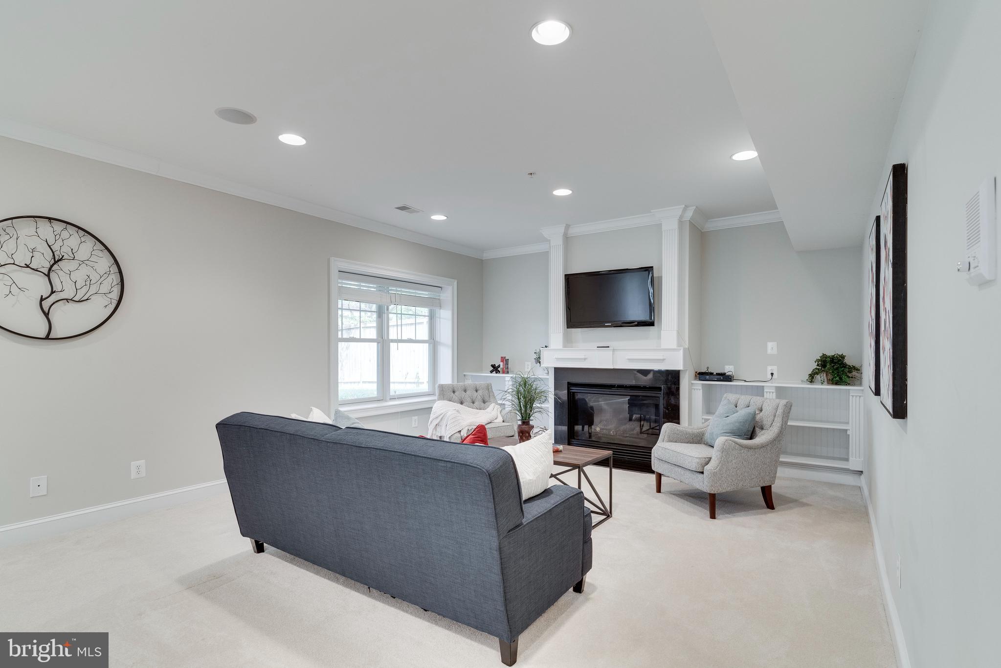 5911 Greentree Road Bethesda, MD 20817 - Photo 36 of 46 Rec Room w second fireplace