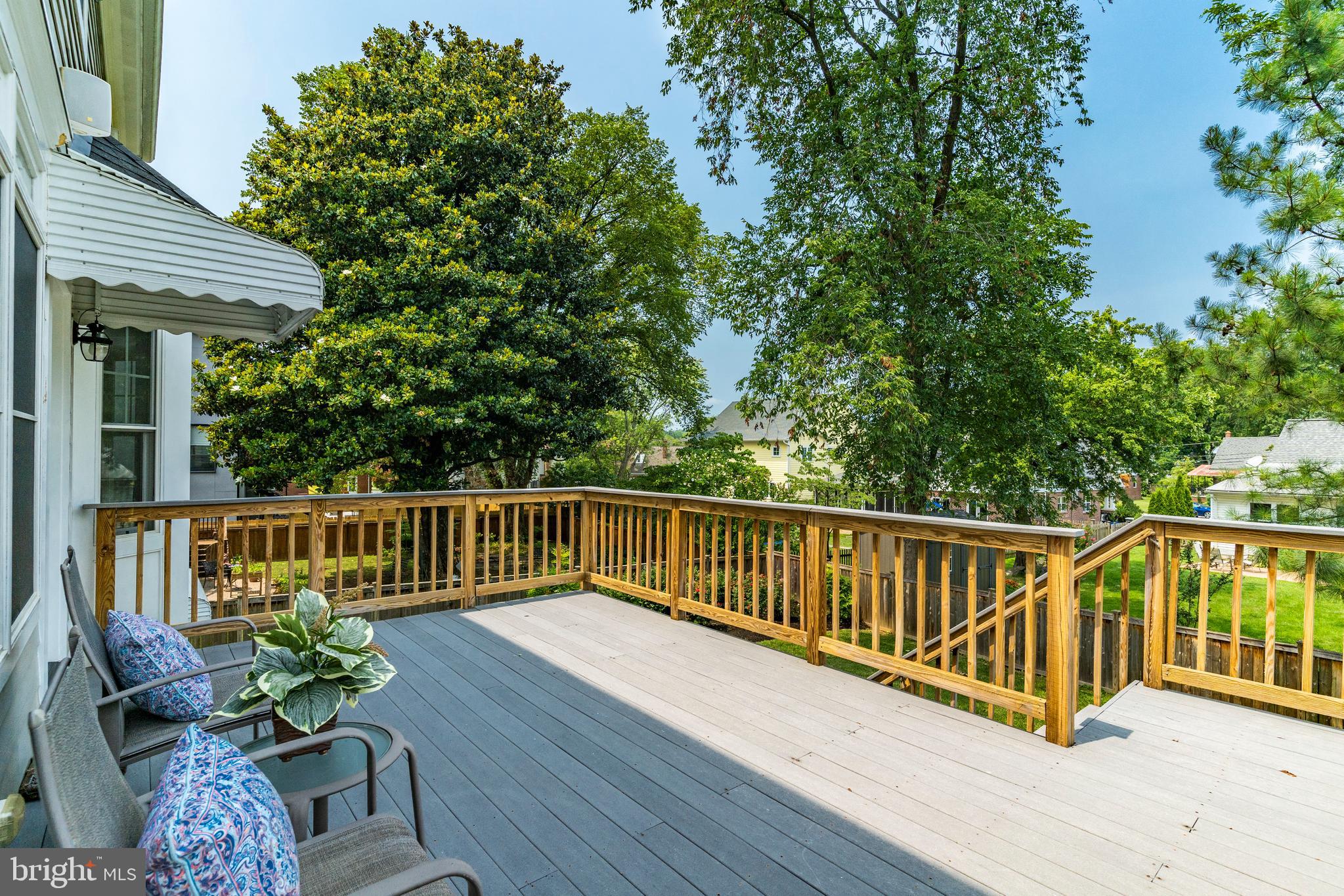 5911 Greentree Road Bethesda, MD 20817 - Photo 41 of 46 Gorgeous Deck off Family Room & Kitchen