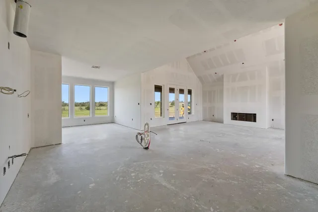 a view of a livingroom with a fireplace