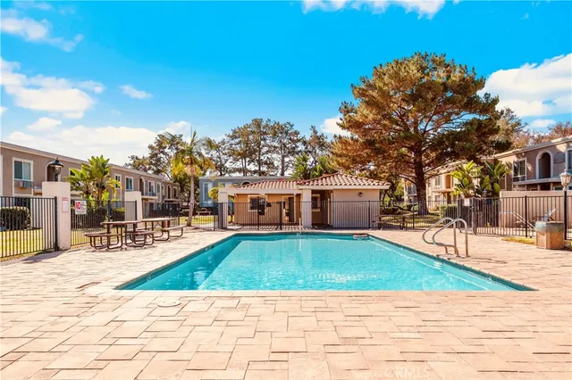 a view of a backyard with a patio