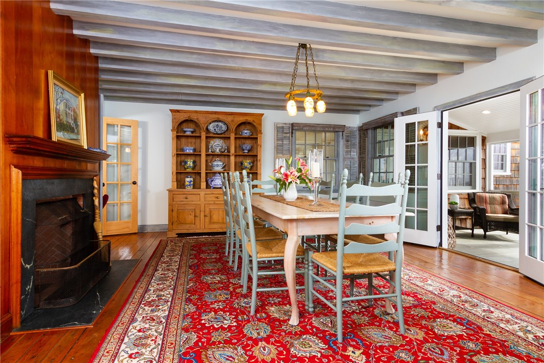 88 Cormorant Road Narragansett, RI 02882 - Photo 9 of 39 Formal dining room which opens to screened in porch for alfresco dining