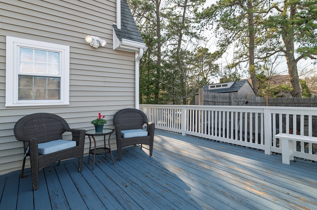 30 Huntington Road Plymouth, MA 02360 - Photo 28 of 35 a view of a chair and table on the deck