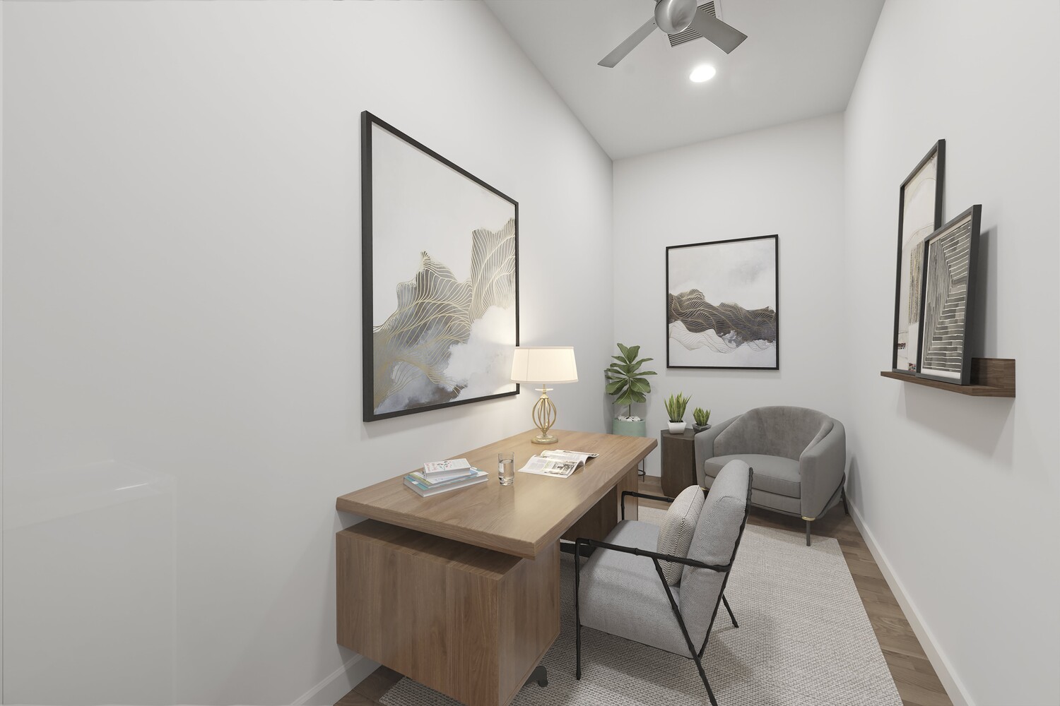 3 Morton Square Manhattan, NY 10014 - Photo 22 of 26 a view of a workspace with furniture