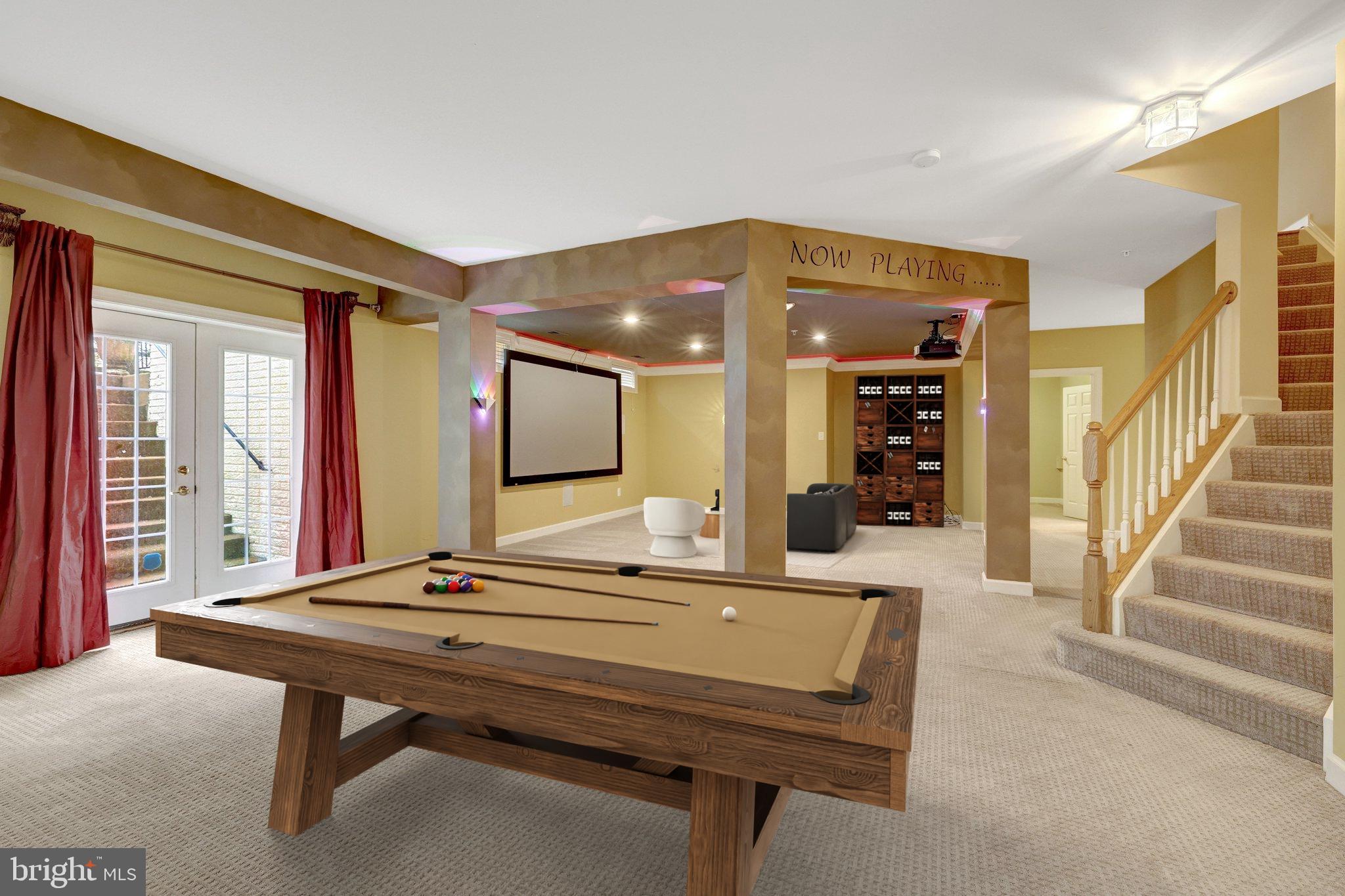 20443 Cliftons Point Street Sterling, VA 20165 - Photo 30 of 37 a room with pool table and windows