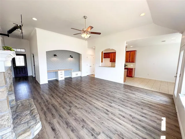 a view of a living room