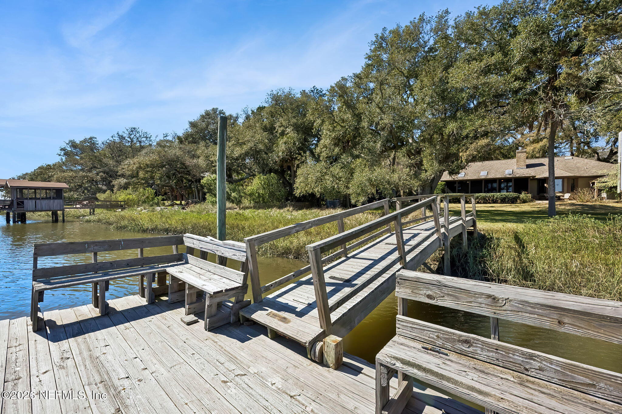 97146 Pirates Point Road Yulee, FL 32097 - Photo 52 of 74 a view of a roof deck with couches and sky view