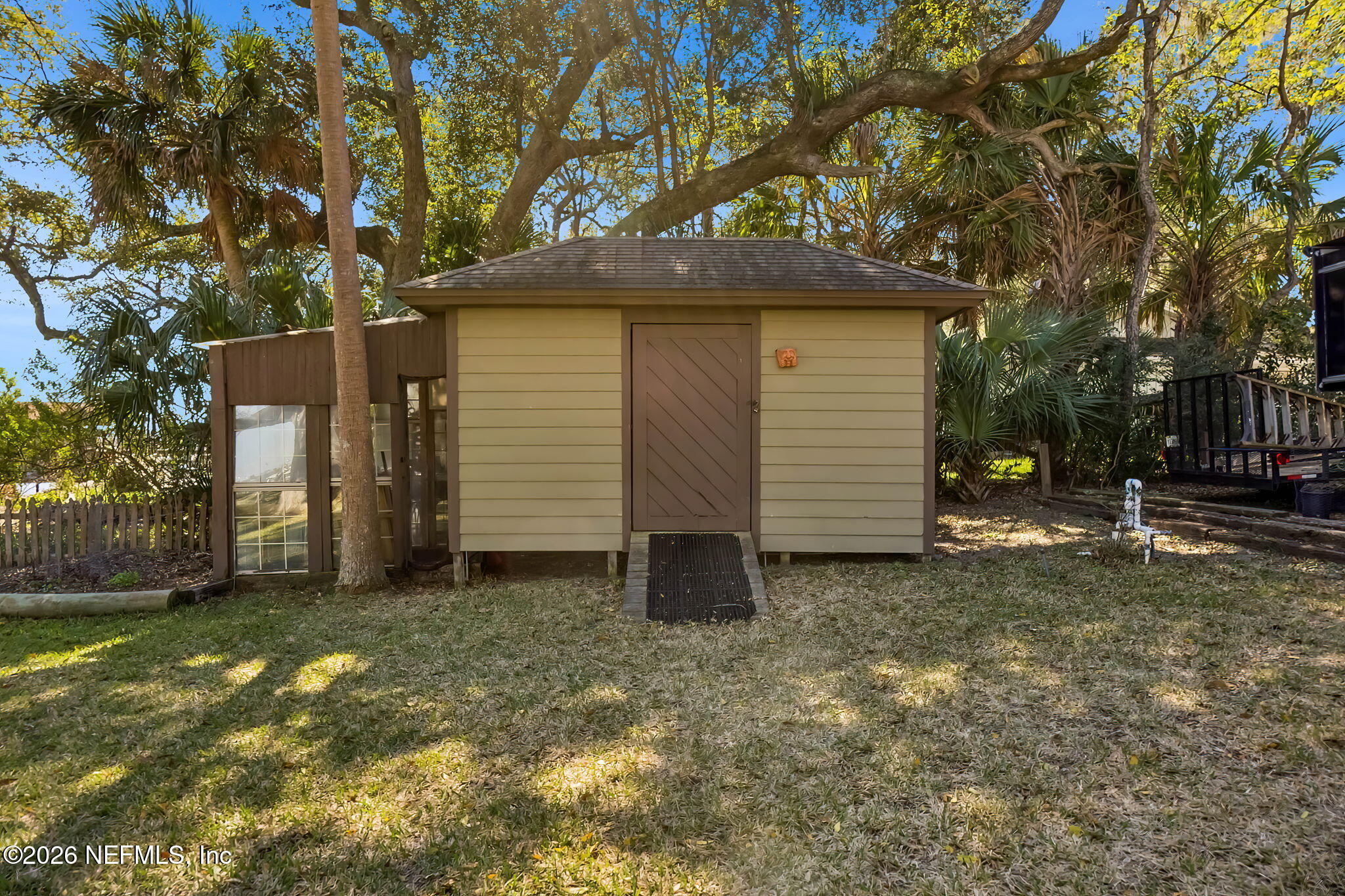 97146 Pirates Point Road Yulee, FL 32097 - Photo 58 of 74 Shed with electricity