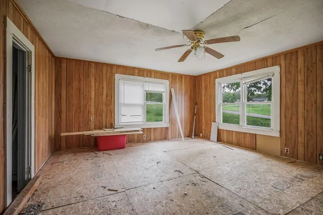 a very nice looking room with a large window