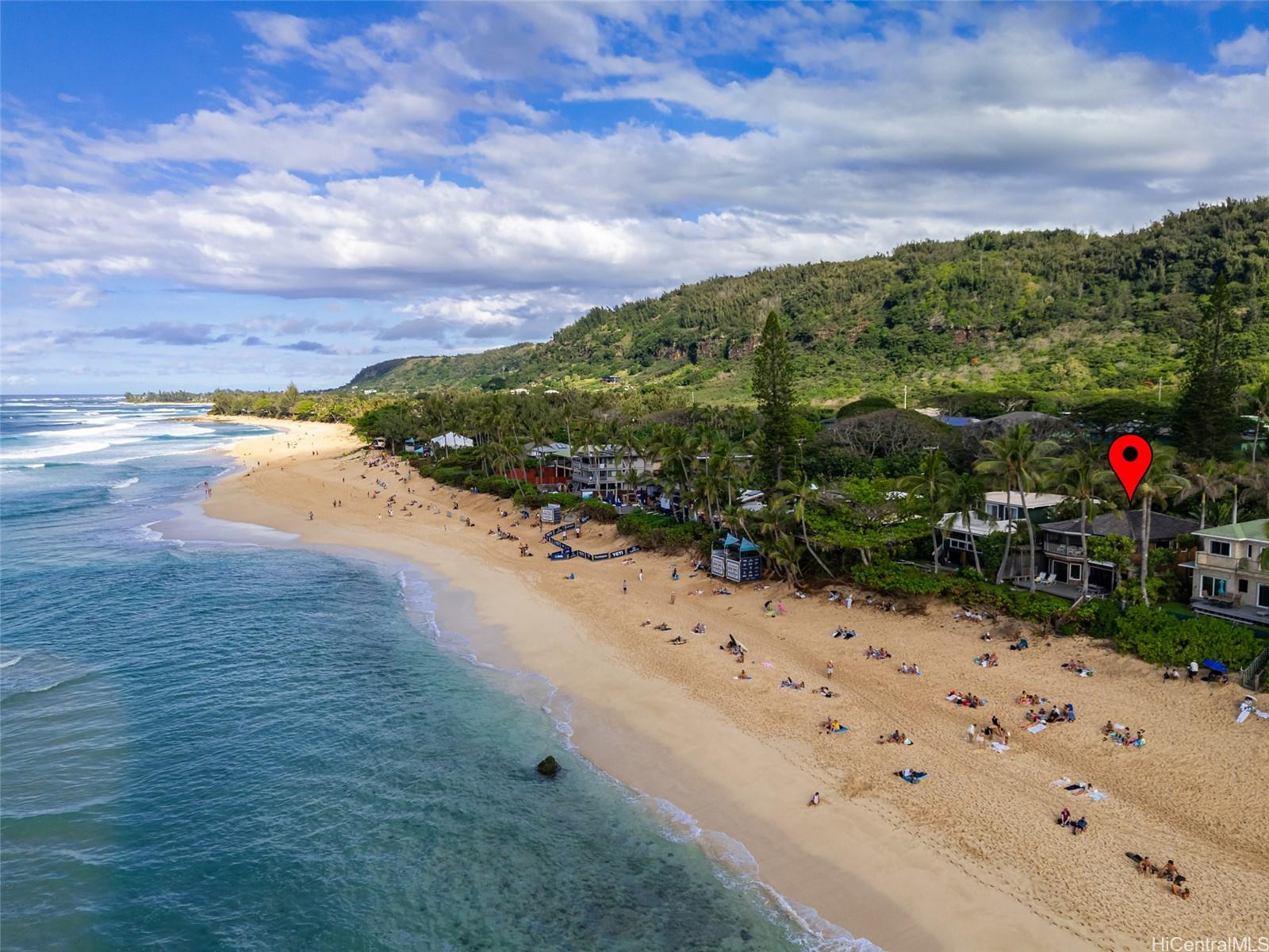 59-377 Ke Nui Road Haleiwa, HI 96712 - Photo 21 of 25 a view of a road with an ocean beach