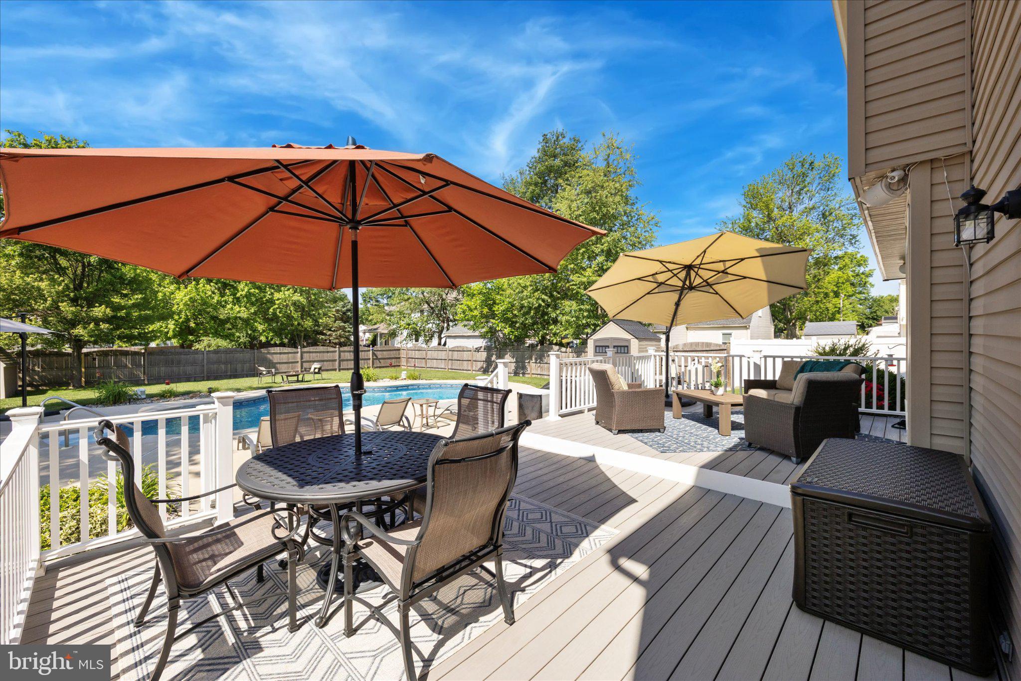 21 Glamis Road Blackwood, NJ 08012 - Photo 5 of 5 Sunny patio oasis with pool view.