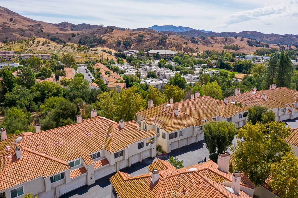 4240 Lost Hills Road, Unit 3108 Calabasas, CA 91301 - Photo 26 of 28 an aerial view of a house with a mountain