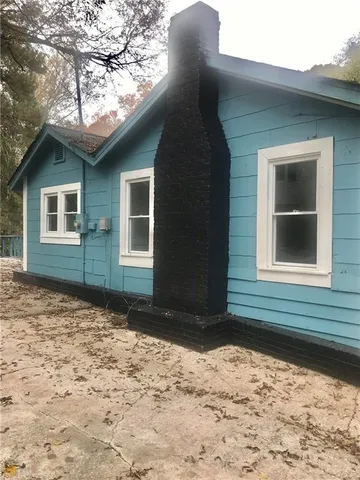 a house with a outdoor space