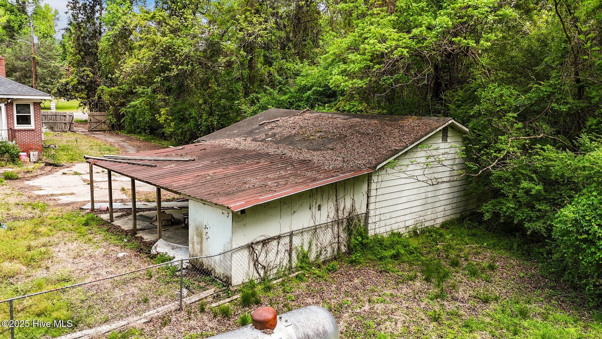 904 Liberty Hill Road Kinston, NC 28501 - Photo 46 of 53 Aerial - Rear of Workshop
