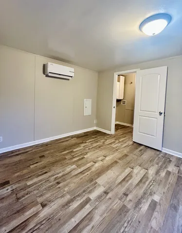 wooden floor in an empty room