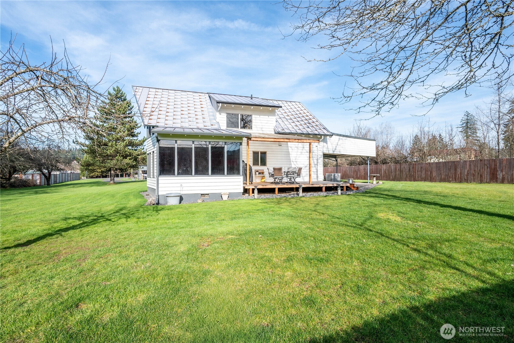 1239 Rose Valley Road Kelso, WA 98626 - Photo 32 of 40 a view of a house with a big yard and large trees