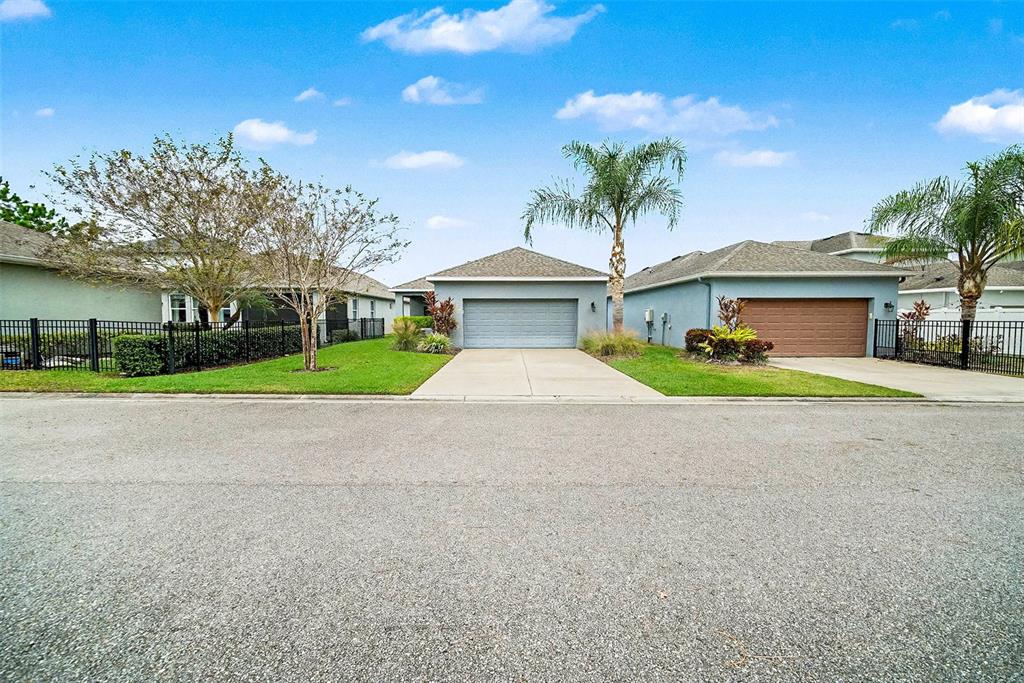 14902 Caravan Avenue Odessa, FL 33556 - Photo 32 of 40 a front view of house with yard and green space