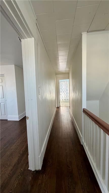641 Garfield Street Springdale, PA 15144 - Photo 23 of 44 a view of a hallway with wooden floor