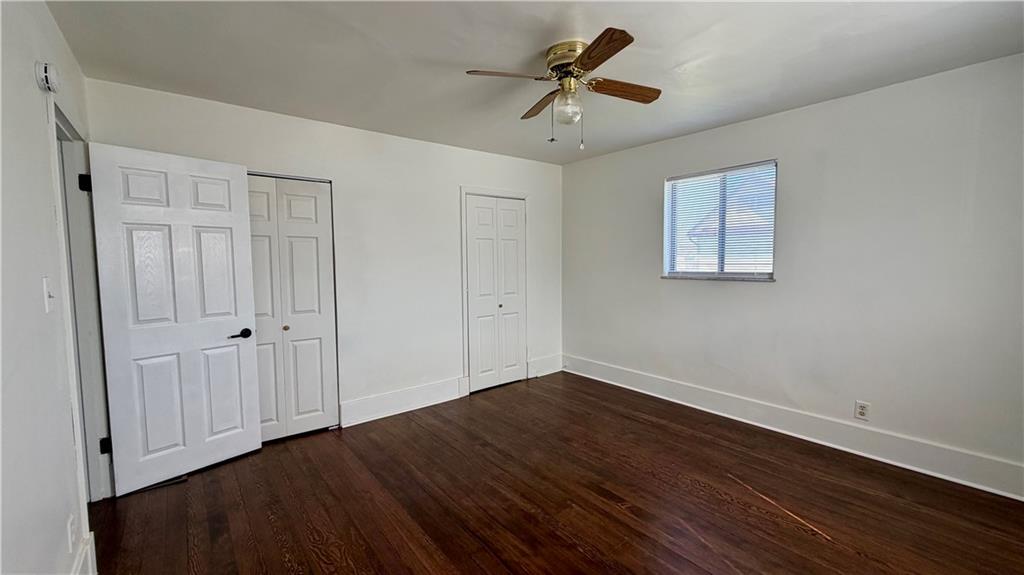 641 Garfield Street Springdale, PA 15144 - Photo 26 of 44 a view of room with hardwood floor and ceiling fan