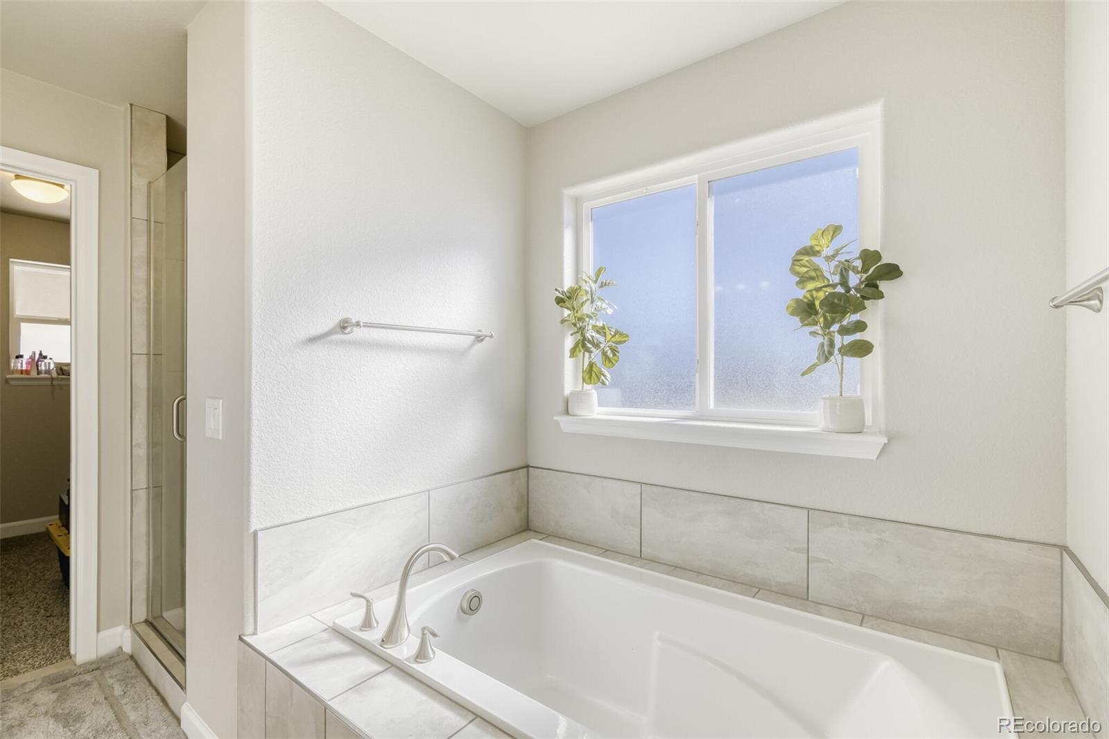 9093 Peaceful Valley Road Colorado Springs, CO 80925 - Photo 21 of 42 a bathroom with a bathtub