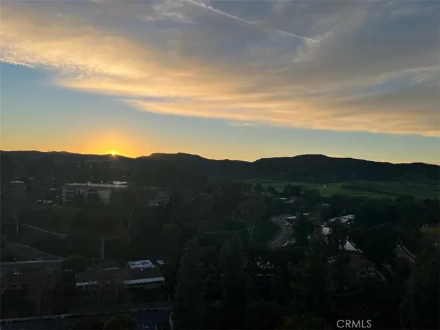 a view of a city with mountain view