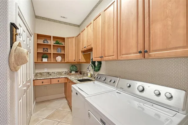 a view of swimming pool with a yard