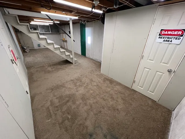 a view of storage and utility room