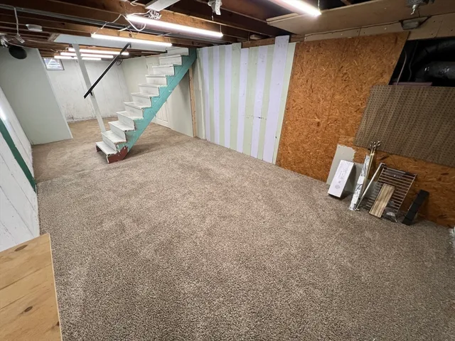 a view of a storage room